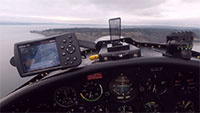 Alpha Systems AOA Eagle with HUD installed in a Nanchang CJ-6A